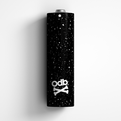 Glitter Black 21700 ODB Wraps (Pack of 4)