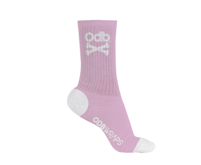 Pink ODB Crew Socks